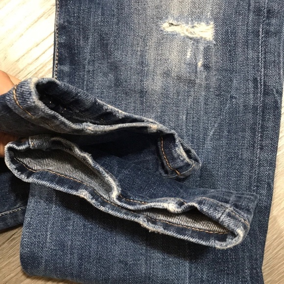 50 Carat Fashion Nova Distressed Tiffany Jeans - Picture 7 of 15